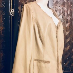 Fabulous Nine West Leather Jacket-1X